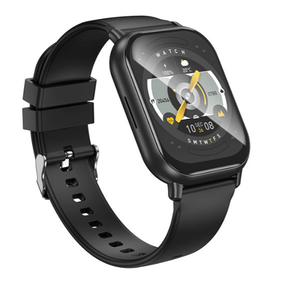 Borofone BD11 Smartwatch with Heart Rate Monitor (Black) view 2