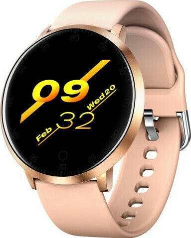K12 Smartwatch with Heart Rate Monitor (Rose Gold)
