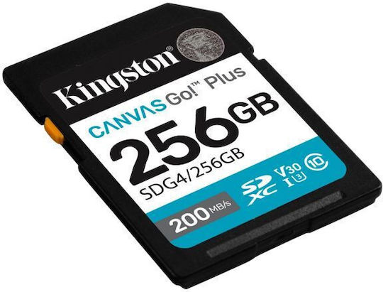 Kingston Canvas Go Plus 256GB U3 V30 200MB/s view 2