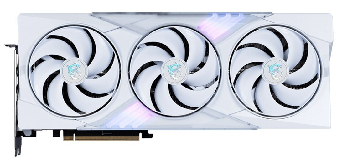 MSI GeForce RTX 5070 Ti 16GB GDDR7 Gaming Trio OC White Graphics Card Ansicht 4