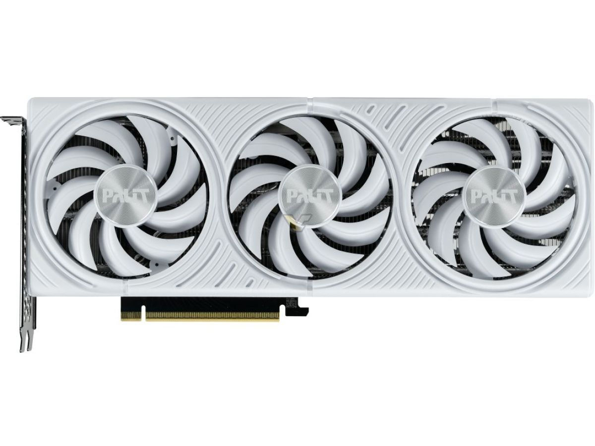 Palit GeForce RTX 5070 12GB GDDR7 White OC Graphics Card NE75070U19K9-GB2050W view 4