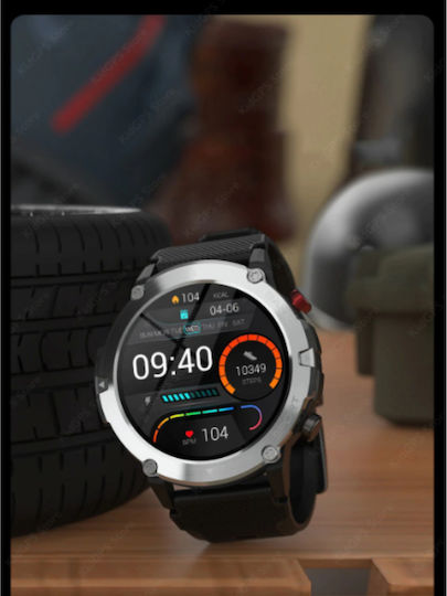 C21 PRO Smartwatch with Heart Rate Monitor (Black) vue 4