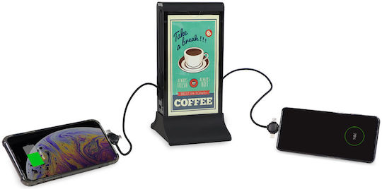 4Smarts Bartender Club 3IN1 Power Bank 20800mAh with 2 USB-A Ports Black view 2