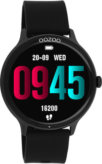 Oozoo Q00134 45mm Smartwatch with Heart Rate Monitor (Black) view 5