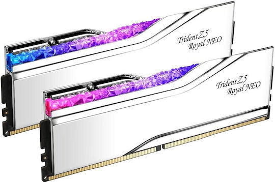 G.Skill Trident Z5 Royal Neo EXPO DDR5 32GB RAM with 2x16GB Modules and Speed 8000 for Desktop F5-8000J3848H16GX2-TR5NS