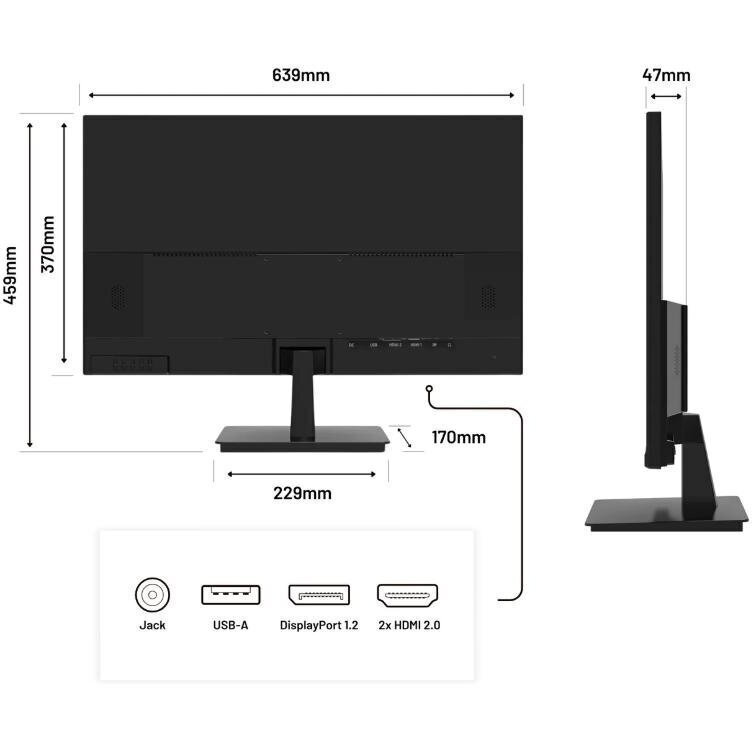 Japannext JN-IPS2802UHDR IPS HDR Monitor 28" 4K 3840x2160 vista 2