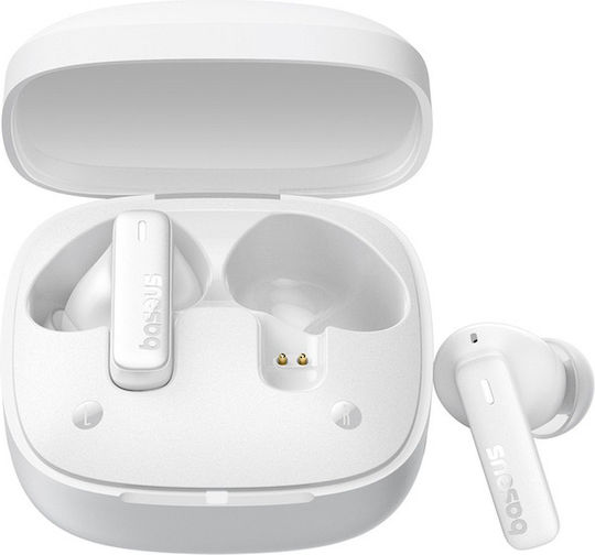 Baseus Bowie E19 In-ear Bluetooth Handsfree Earphones with Sweat Resistance and Charging Case White view 3