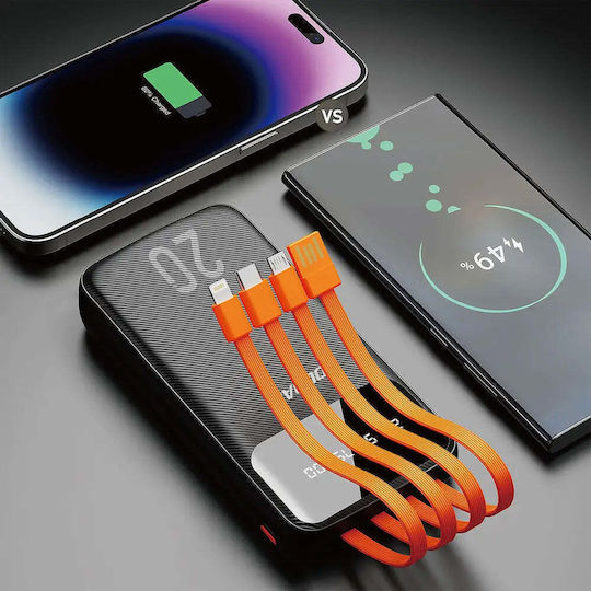 Dudao K6Pro + Power Bank 20000mAh Black view 4