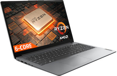 Lenovo IdeaPad 1 15AMN7 15.6" IPS FHD (Ryzen 3-7320U/4GB/256GB SSD/No OS) Cloud Grey (International English Keyboard) view 2
