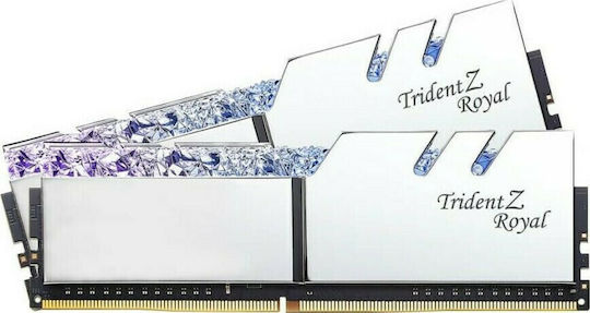 G.Skill Trident Z Royal DDR4 32GB RAM with 2x16GB Modules and Speed 3600 for Desktop F4-3600C18D-32GTRS view 3