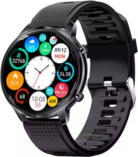 DAS.4 SG20 Smartwatch with Heart Rate Monitor (Black)