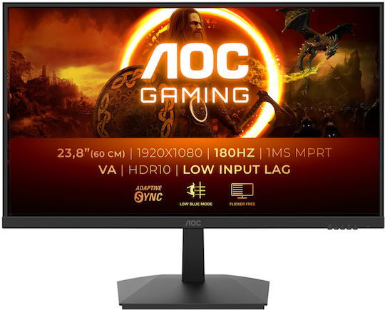 AOC 24G15N2 VA HDR Monitor 23.8" FHD 1920x1080 180Hz view 6