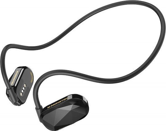 Monster Aria Free Open Ear Bluetooth Handsfree Headphones with Sweat Resistance Black