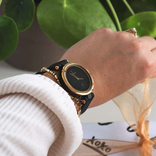 Oozoo Q00405 38mm Smartwatch (Gold) view 3