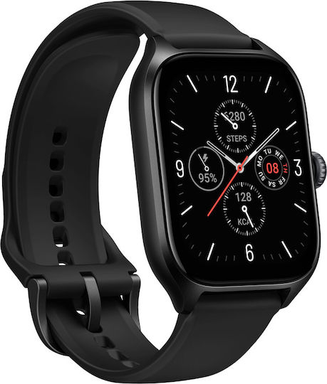 Amazfit GTS 4 Aluminium 43mm Waterproof Smartwatch with Heart Rate Monitor (Infinite Black) view 4