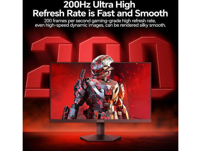 Koorui G2511P IPS HDR Gaming Monitor 24.5" FHD 1920x1080 200Hz view 5