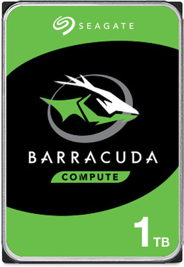 Seagate Barracuda 1TB HDD Hard Drive 3.5" SATA III 7200rpm with 256MB Cache for Desktop ST1000DM014