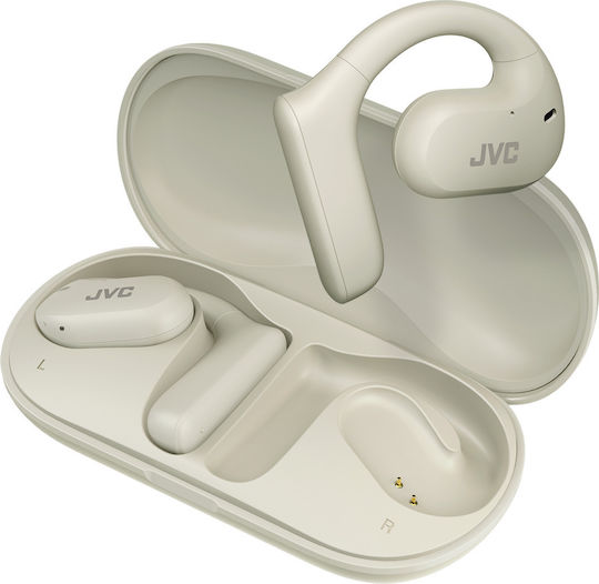 JVC NP35T In-ear Bluetooth Handsfree Earphones with Sweat Resistance and Charging Case White vue 4