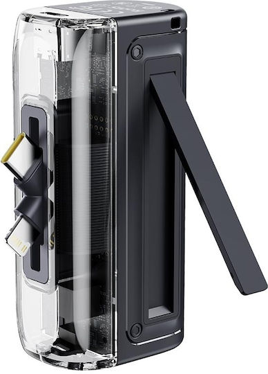 XO PR273 Power Bank 5000mAh 22.5W with USB-C Port Black