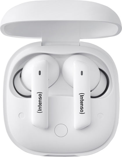 Intenso T502HAE In-ear Bluetooth Handsfree Earphones with Charging Case White