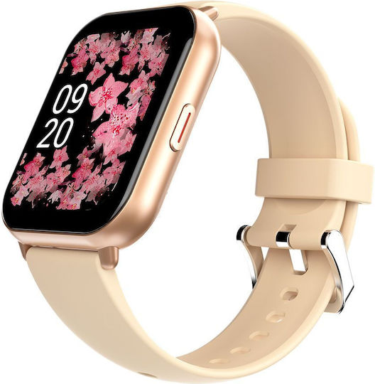 HiFuture FutureFit Zone 2 Smartwatch with Heart Rate Monitor (Pink) vista 3