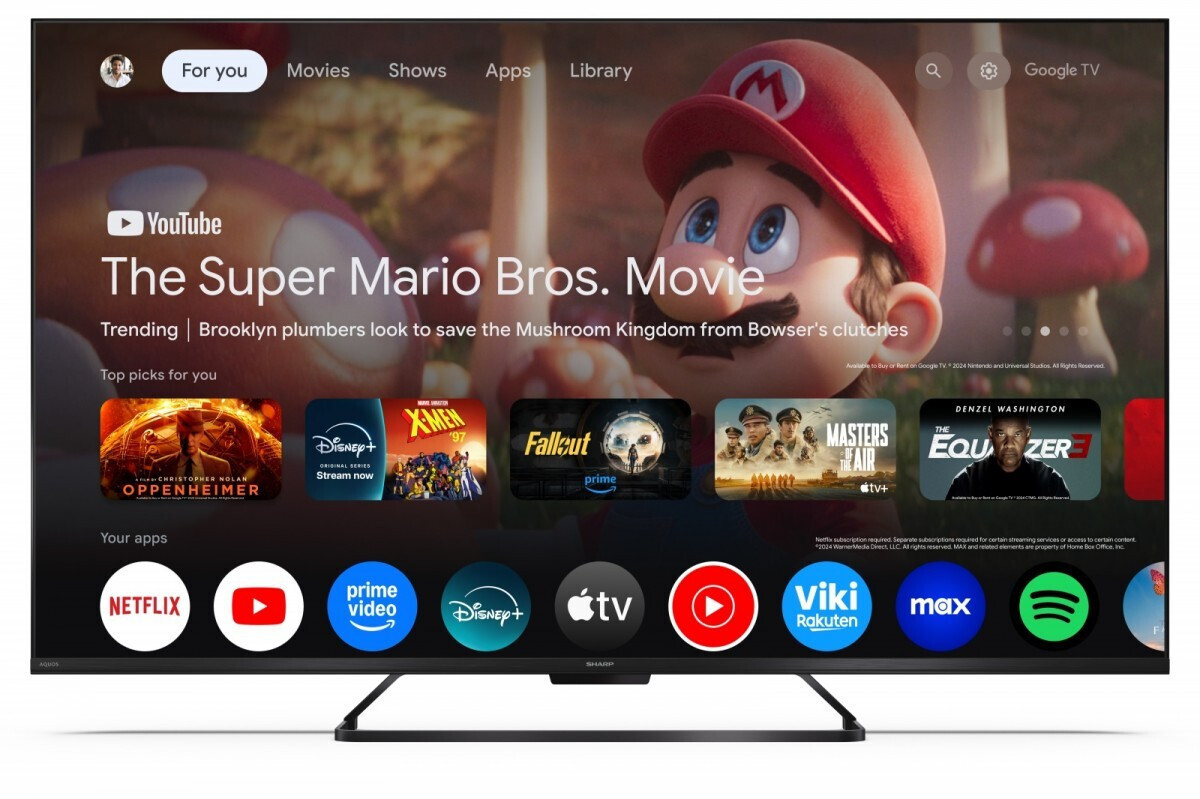 Sharp Smart Television 55" 4K UHD QLED 55HR7465 HDR (2025) view 5