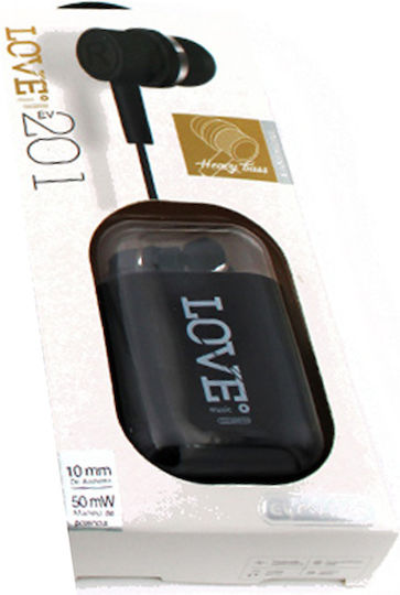 In-ear Bluetooth Handsfree Earphones with Charging Case Black view 1