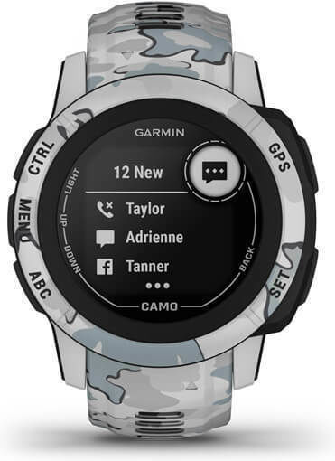 Garmin Instinct 2S Camo Edition 40mm Waterproof Smartwatch with Heart Rate Monitor (Mist Camo) vue 9