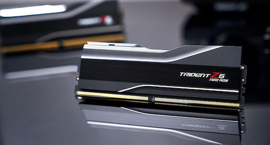 G.Skill Trident Z5 Neo RGB DDR5 32GB RAM with 2x16GB Modules and Speed 6000 for Desktop F5-6000J3038F16GX2-TZ5NR vue 6