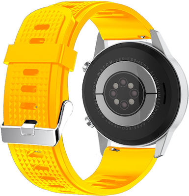 DAS.4 SU20 Smartwatch with Heart Rate Monitor (Yellow) vista 5