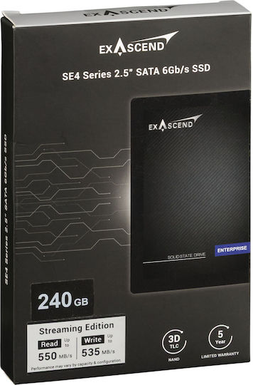 ExAscend SSD 240GB 2.5'' Type with SATA III Connection