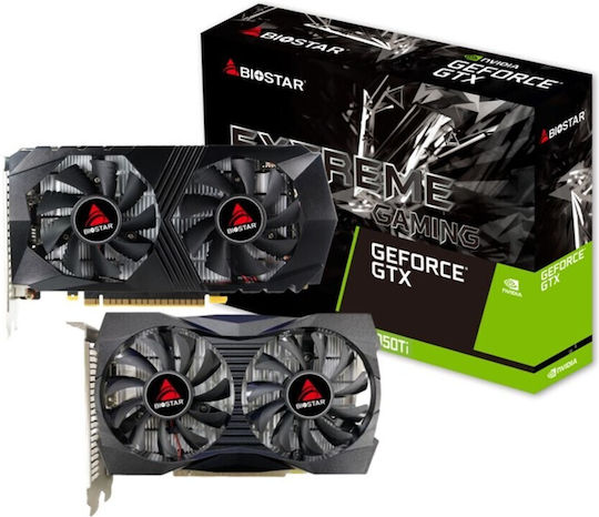 Biostar GeForce GTX 1050 Ti 4GB GDDR4 Graphics Card view 3