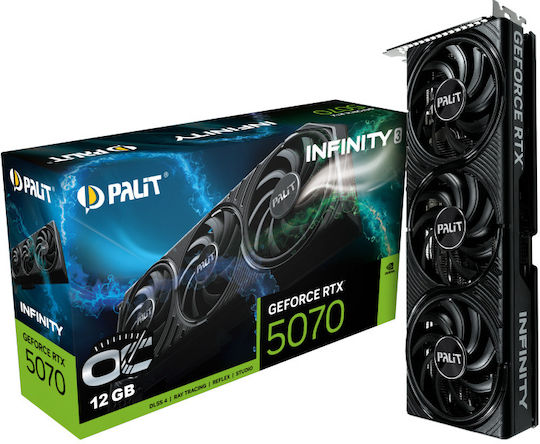 Palit GeForce RTX 5070 12GB GDDR7 Infinity 3 OC Graphics Card