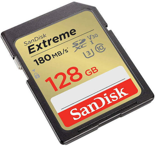Sandisk Extreme SDXC 128GB U3 V30 UHS-I 180MB/s with Adapter vista 3