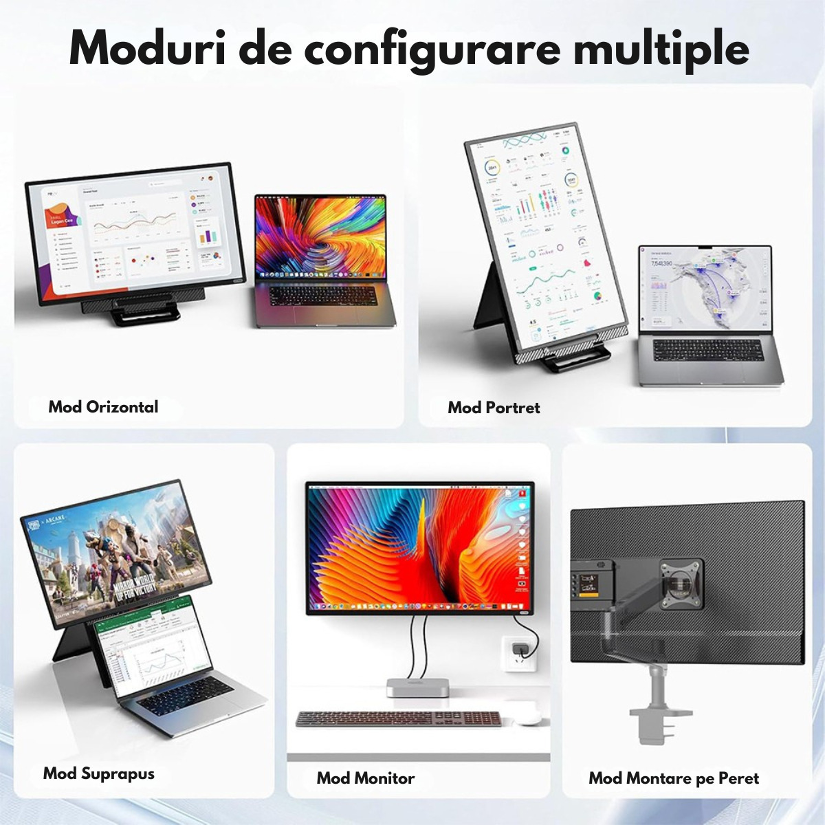 Qova IPS Portable Monitor 23.8" FHD 1920x1080 view 4