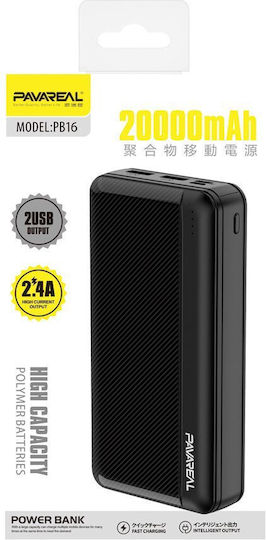 Pavareal PA-PB16 MagSafe Power Bank 20000mAh Black view 2