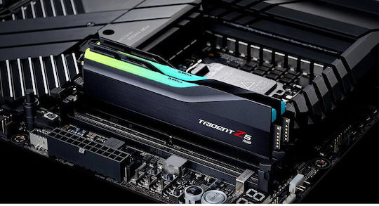 G.Skill Trident Z5 RGB DDR5 Memory RAM With 1x64GB Module And 6000 Speed For Desktop F5-6000J3444F64GX1-TZ5RK view 4