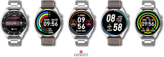 Giewont 450-6 Smartwatch with Heart Rate Monitor (Silver) vue 5