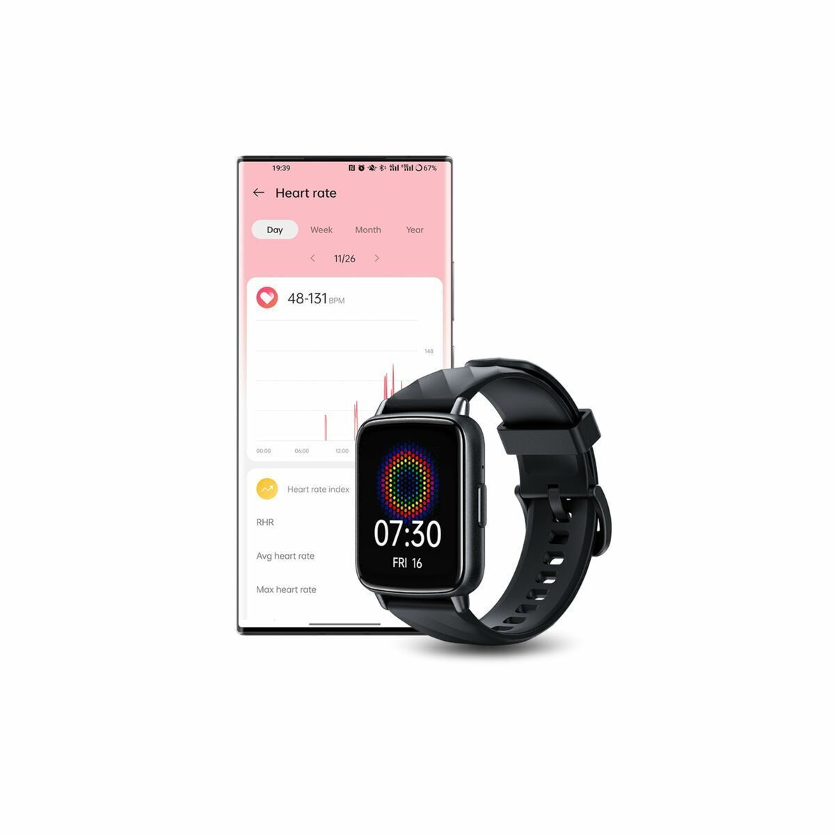 ZTE Watch Live 3 with Heart Rate Monitor (Black) view 4