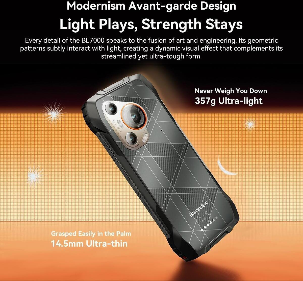 BlackView BL7000 5G Dual SIM (8GB/256GB) Resistant Smartphone Black view 6