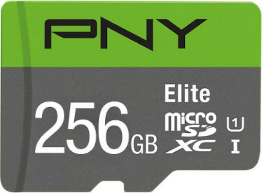 PNY Elite microSDXC 256GB U1 UHS-I With Adapter