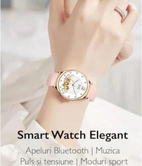 46mm Smartwatch with Heart Rate Monitor (Pink) Ansicht 6