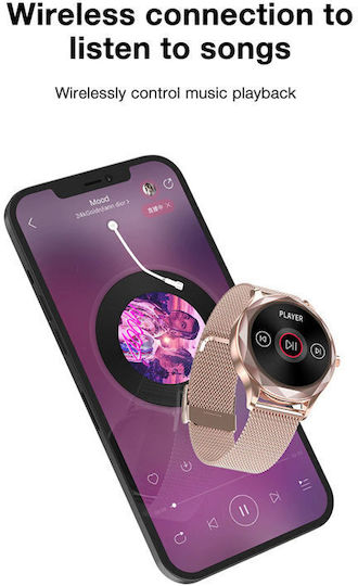 Pacific 27-1 50mm Smartwatch with Heart Rate Monitor (Silver) view 3