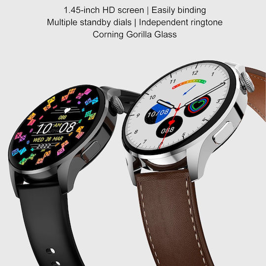 NO.1 DT3 New Smartwatch with Heart Rate Monitor (Pink) view 7