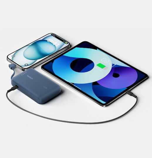 Belkin BoostCharge Power Bank 10000mAh 20W Blue view 7