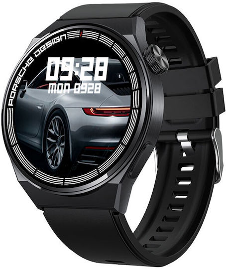 Laxas GT8 Smartwatch (Black) view 1