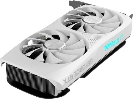 Zotac GeForce RTX 4060 Ti 8GB GDDR6 Twin Edge OC White Edition Graphics Card vue 2