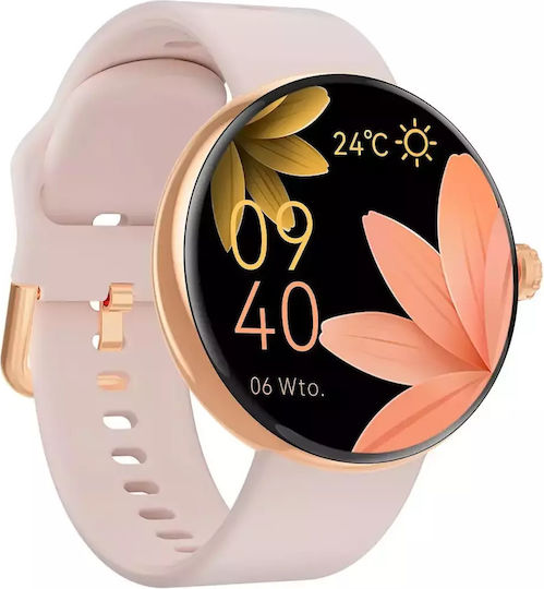Forever Forevive 5 SB-365 Smartwatch with Heart Rate Monitor (Rose Gold) view 3