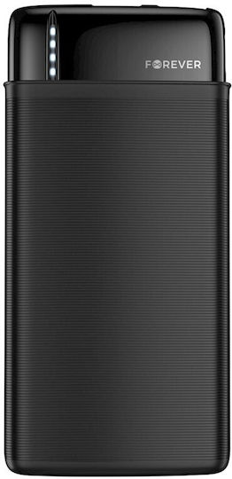 Forever TB-100M Power Bank 10000mAh with USB-A Port Black vue 4