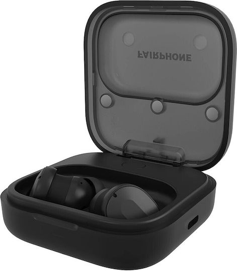 Fairphone Fairbuds V2 Bluetooth Handsfree Earphones with Sweat Resistance and Charging Case Black